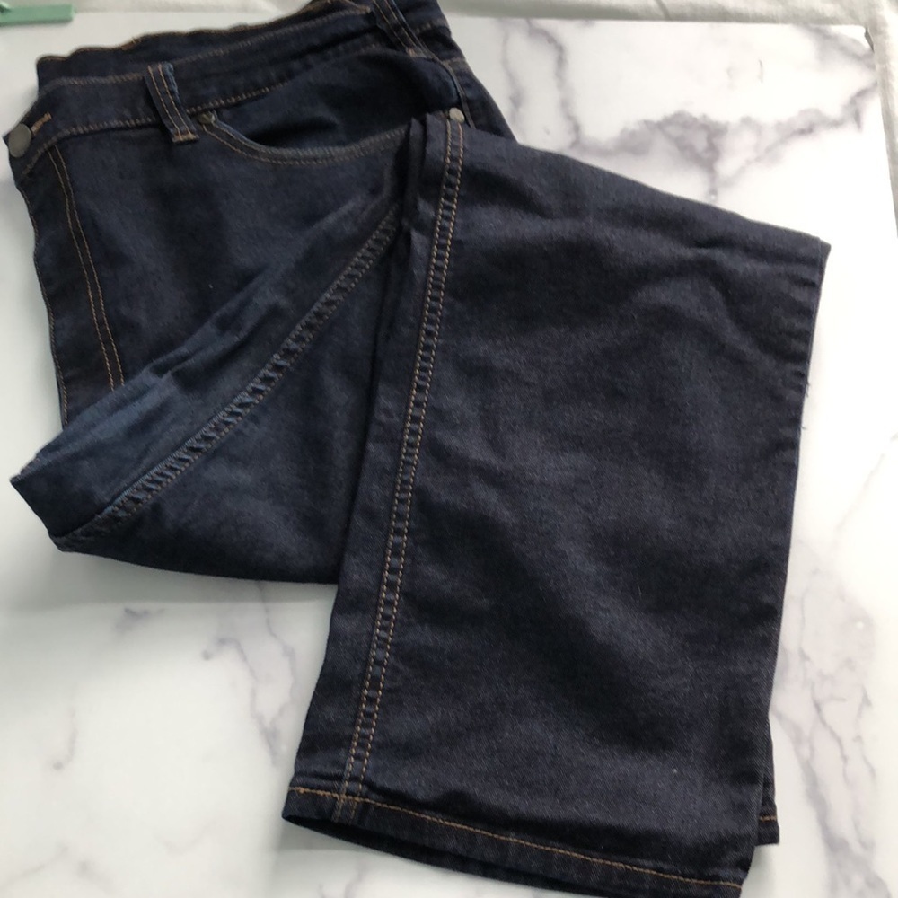 Society of One Men's Denim Jeans Dark Wash 44x32